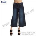 Wholesale USA Jeans Tall Women Super Wide Leg Capri Denim Jeans